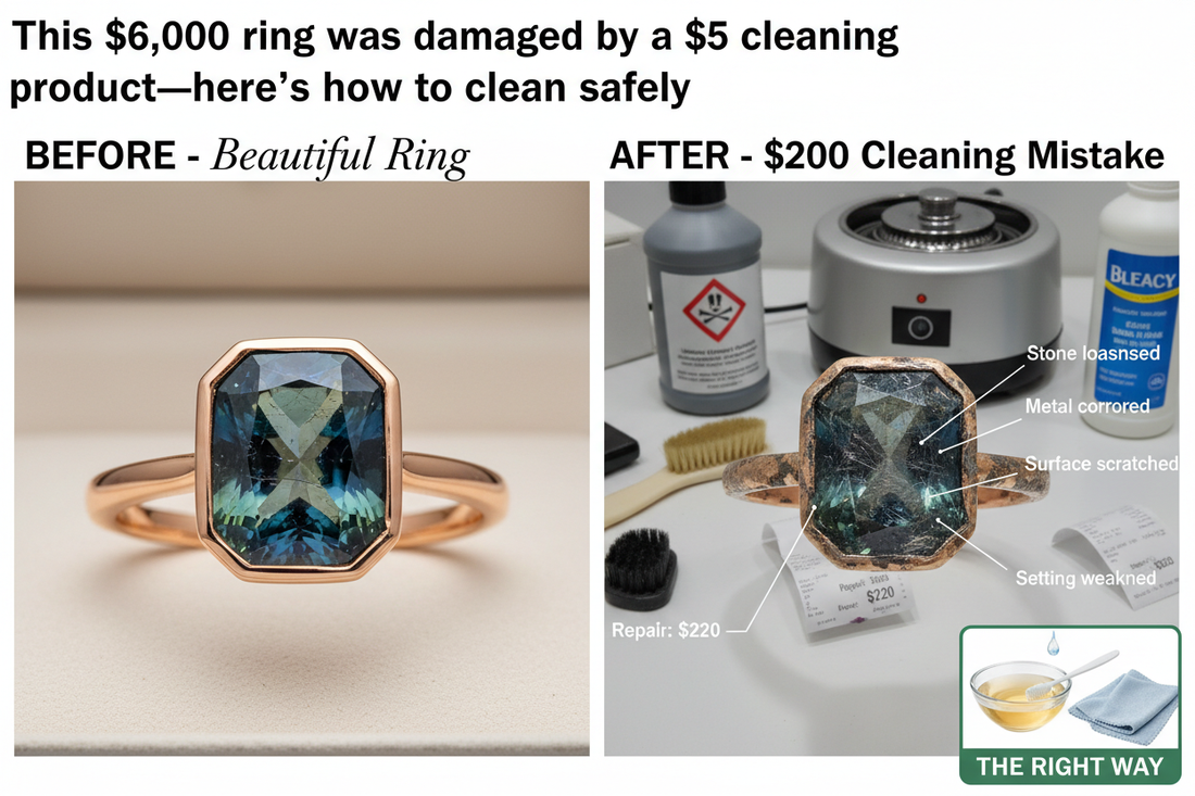 Sapphire Care & Cleaning: The $200 Mistake That Ruins Stones (Complete Maintenance Guide)