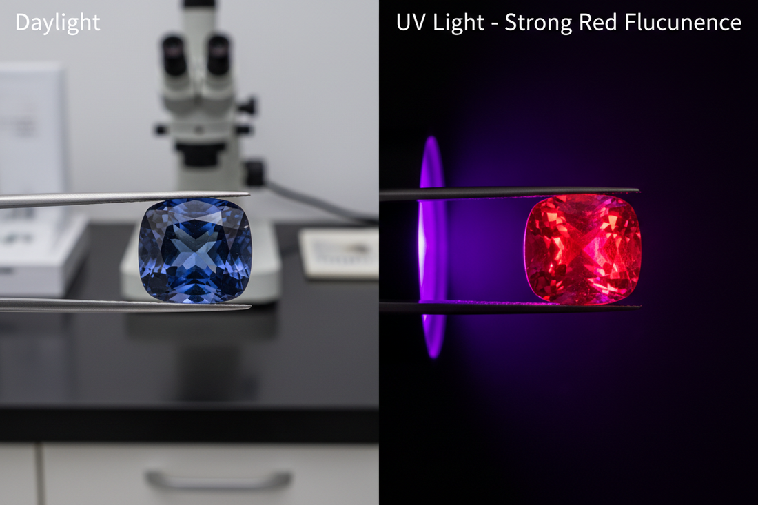 Fluorescence in Sapphires: The Hidden Property That Affects Your Stone's Value