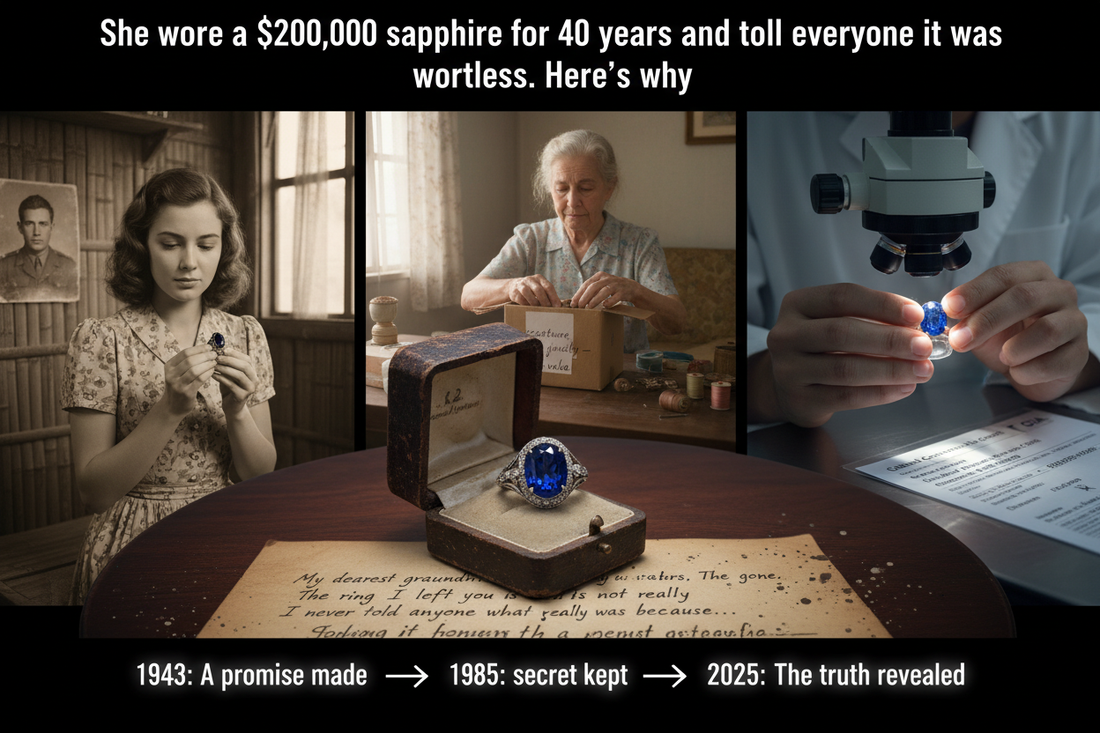 I Inherited My Grandmother's 'Worthless' Sapphire Ring. 40 Years Later, a Gemologist Discovered What It Really Was (And Why She Never Told Anyone)