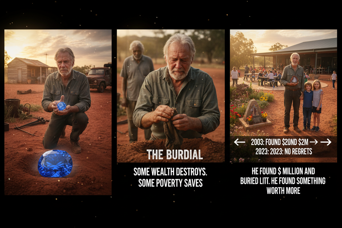 The Sapphire Miner Who Found a $2 Million Stone—And Buried It Back in the Ground (What He Did 20 Years Later Will Break Your Heart)