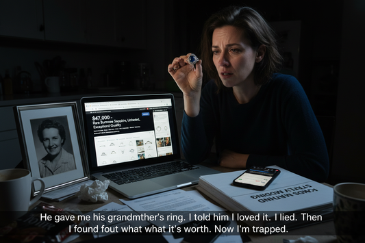 My Fiancé Proposed With His Grandmother's Ring. I Hated It. Then I Had It Appraised. Now I Can't Sleep. (What Would YOU Do?)
