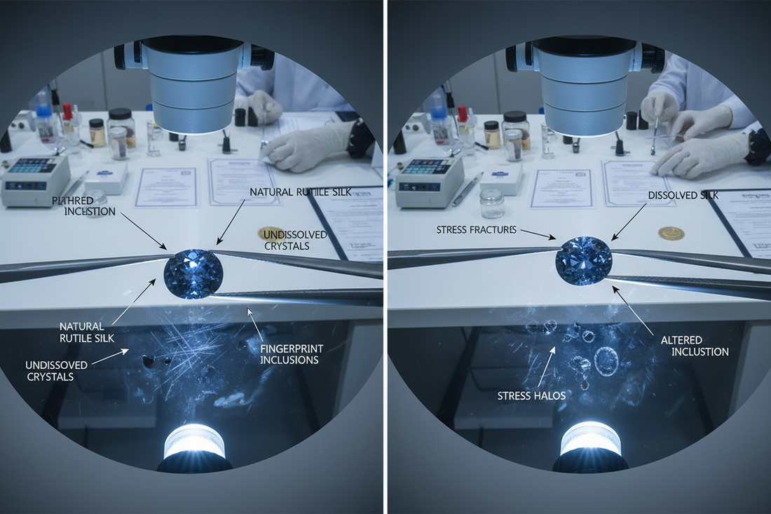 The Sapphire Scam: How Retailers Pass Off Heated Stones as 'Natural' (And How to Spot It)