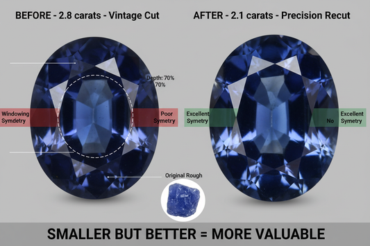 Recut or Keep? When to Recut a Vintage Sapphire for Maximum Value