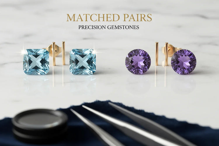Matched Pair Gemstones - Perfect for Earrings Australia - RichosRocks