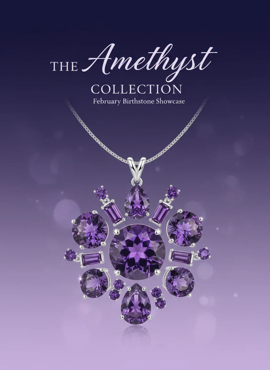 Purple Gemstones Australia - Natural Amethyst, Violet Stones for Engagement Rings, Jewelry & February Birthstone - RichosRocks