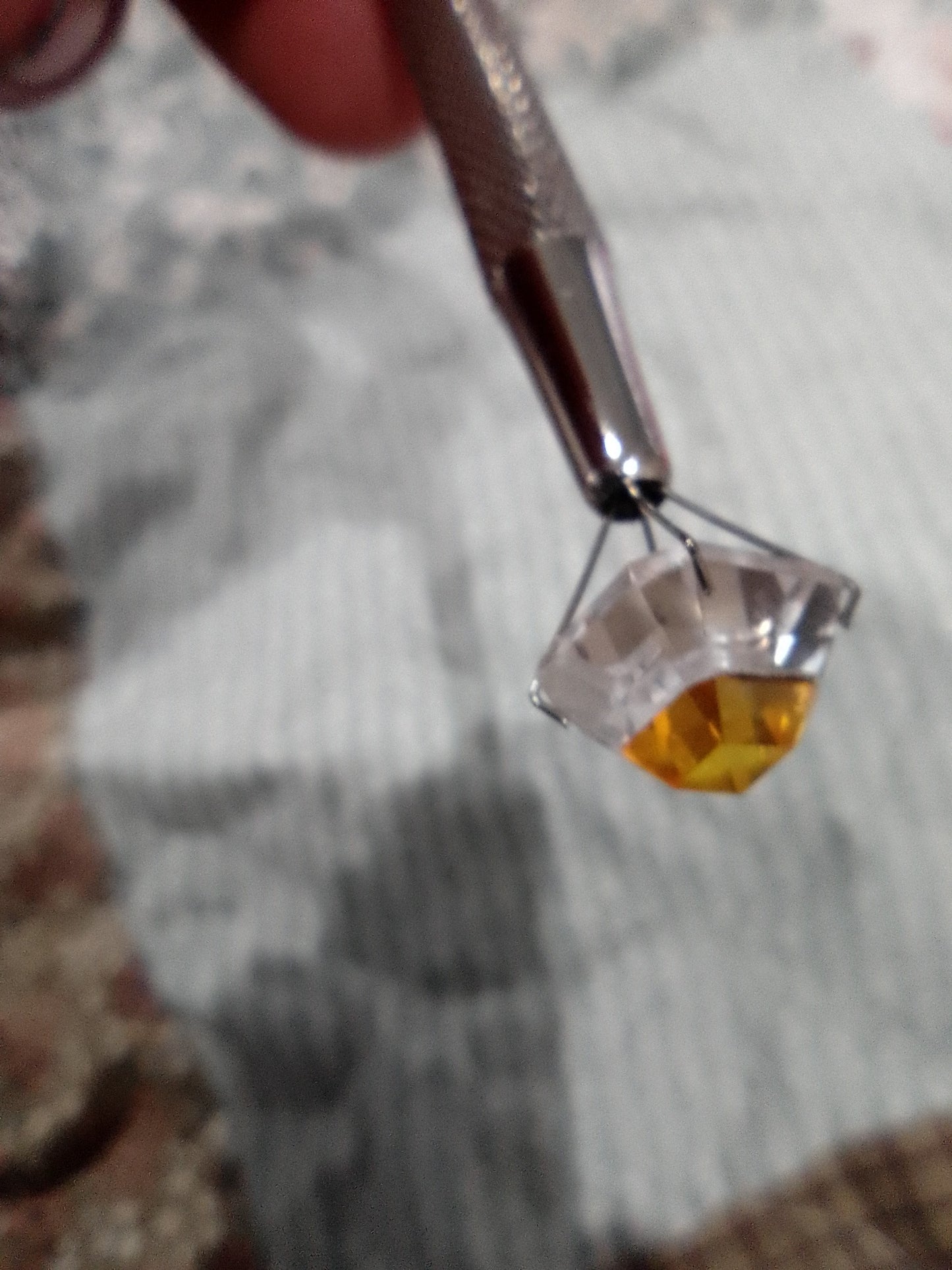  Pitambari sapphire 9.90ct bi-colour yellow clear Asscher cut India natural loose gemstone EGL certified

