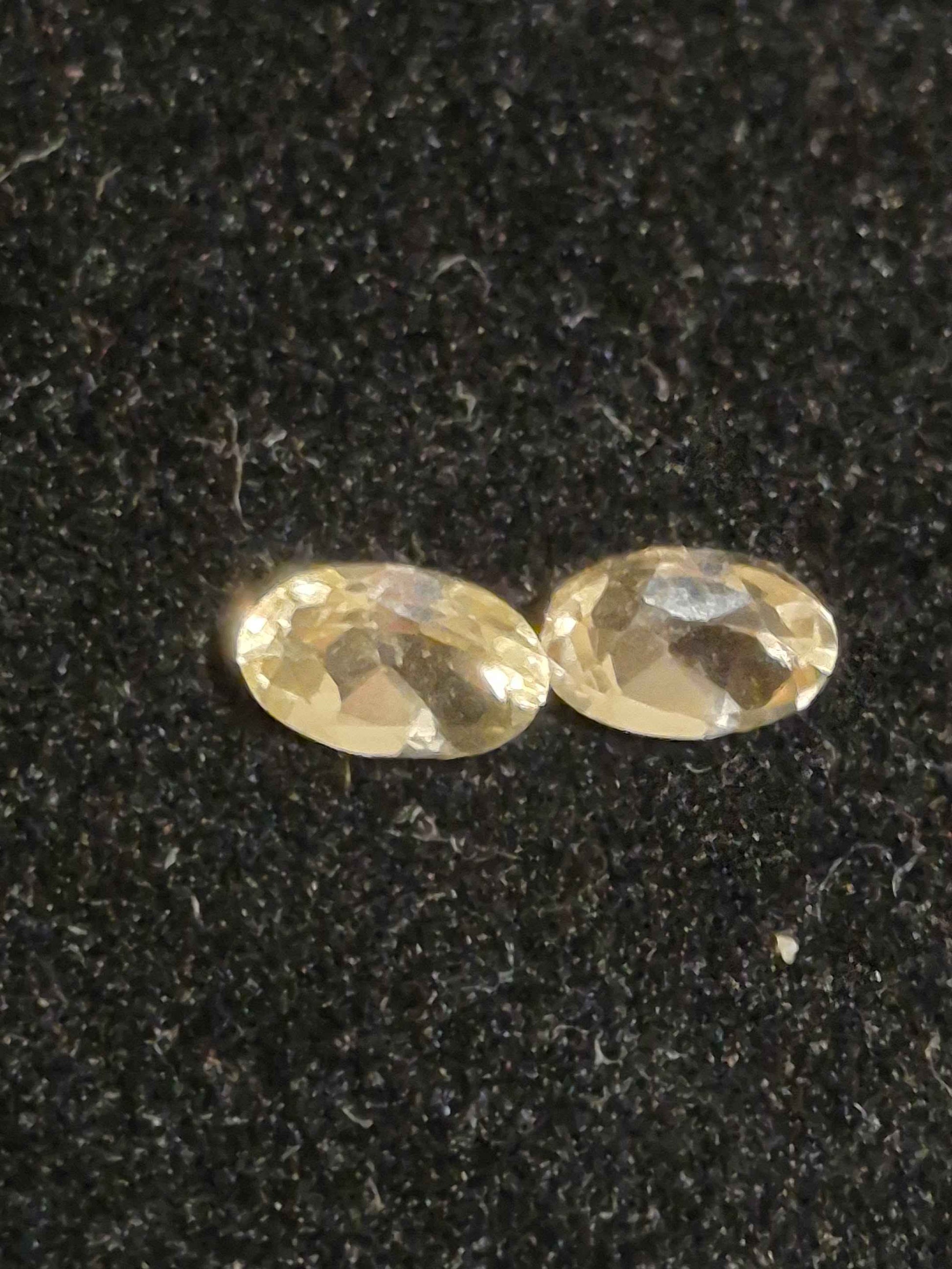 Natural Aquamarine Matched Pair 1ct | Oval Cut Earring Stones | March Birthstone | RichosRocks Australia - RichosRocks - Natural Aquamarine Matched Pair 1ct | Oval Cut Earring Stones | March Birthstone | RichosRocks Australia