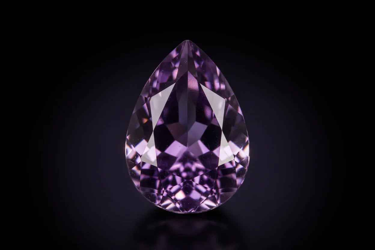 Natural Amethyst Teardrop 3.2ct | Eye-Clean Purple Gemstone Pendant | February Birthstone | Australian Mined - RichosRocks - Natural Amethyst Teardrop 3.2ct | Eye-Clean Purple Gemstone Pendant | February Birthstone | Australian Mined
