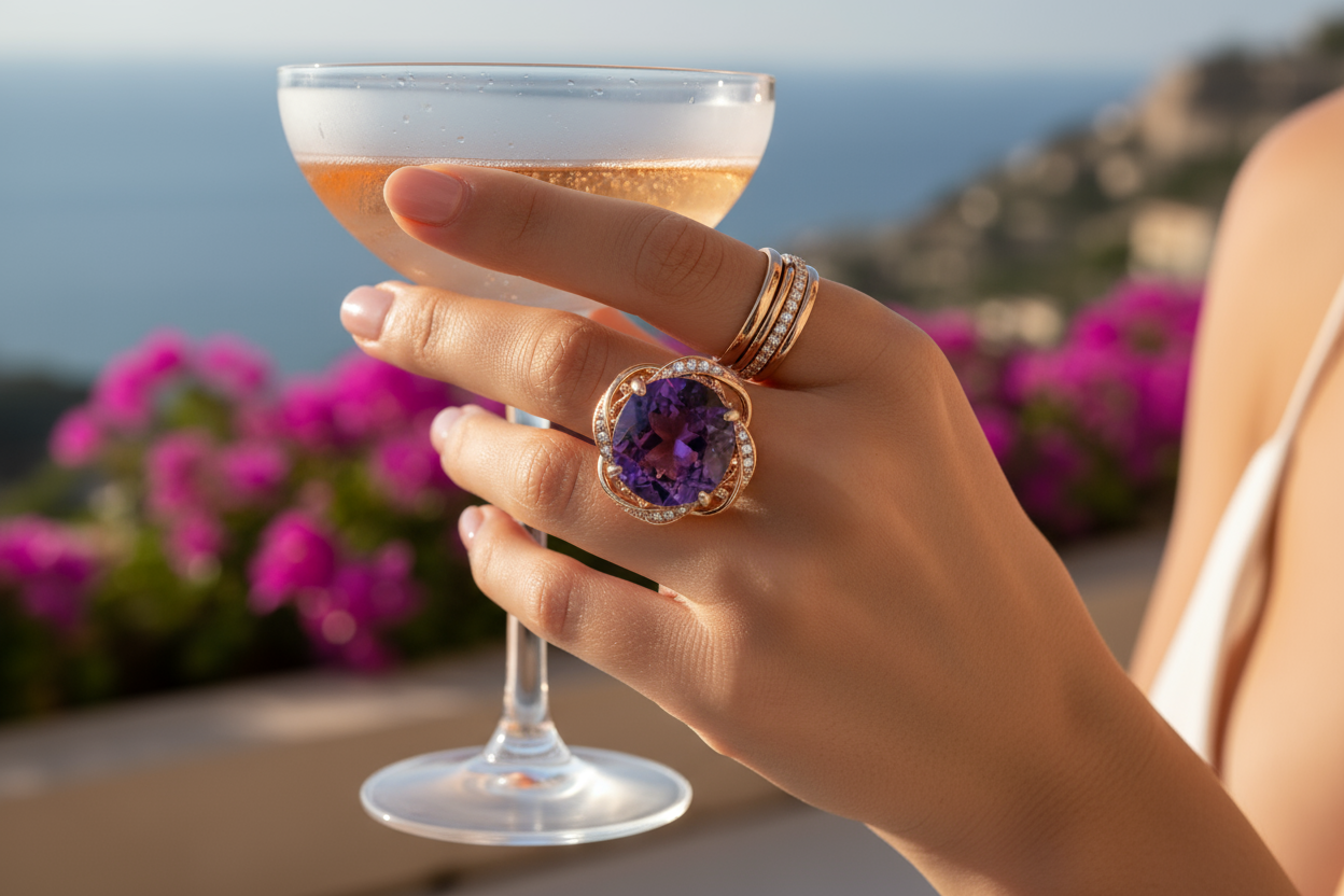 Natural Amethyst Oval Cut 19.15 Carat | Purple Gemstone | February Birthstone | Untreated | RichosRocks Queensland Australia - RichosRocks - Natural Amethyst Oval Cut 19.15 Carat | Purple Gemstone | February Birthstone | Untreated | RichosRocks Queensland Australia