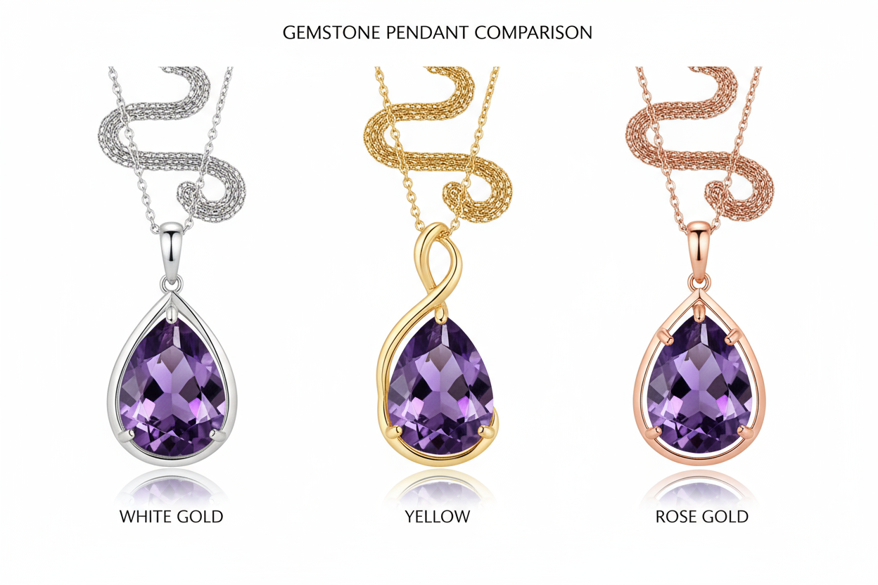 Natural Amethyst Teardrop 3.2ct | Eye-Clean Purple Gemstone Pendant | February Birthstone | Australian Mined - RichosRocks - Natural Amethyst Teardrop 3.2ct | Eye-Clean Purple Gemstone Pendant | February Birthstone | Australian Mined