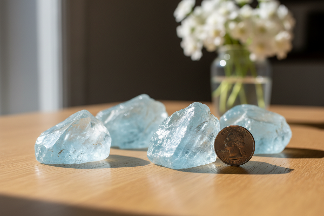 Aquamarine Macro Close-Up