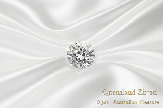 Natural Queensland Zircon Round Cut 0.3 Carat | Australian Gemstone | December Birthstone | RichosRocks Australia - RichosRocks - Natural Queensland Zircon Round Cut 0.3 Carat | Australian Gemstone | December Birthstone | RichosRocks Australia