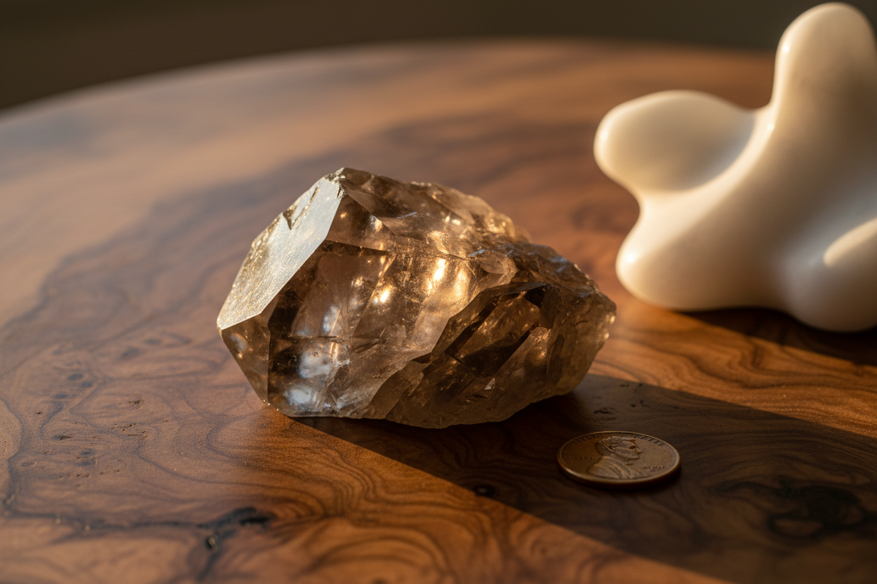 Smoky Quartz Side Angle