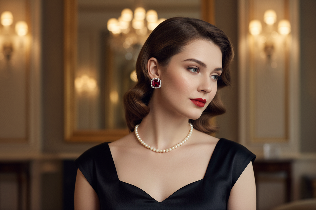 Natural Red Garnet Matched Pair 1.85ct | Round Brilliant Cut | January Birthstone Earring Stones | RichosRocks Australia - RichosRocks - Natural Red Garnet Matched Pair 1.85ct | Round Brilliant Cut | January Birthstone Earring Stones | RichosRocks Australia